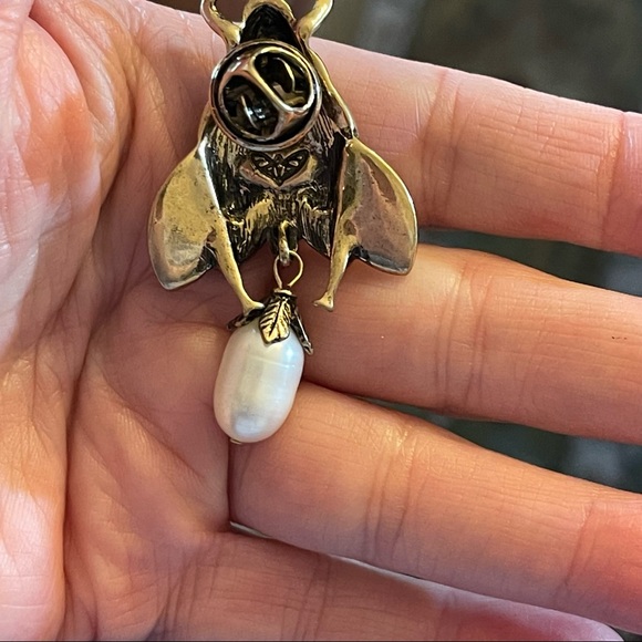 Abalone Moth Insect Brooch - Picture 4 of 9